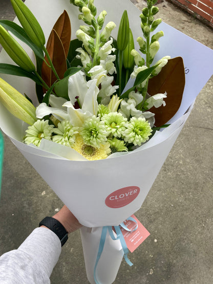 Sympathy Condolences Bouquet | Clover Blooms Upper Hutt Florist Wellington