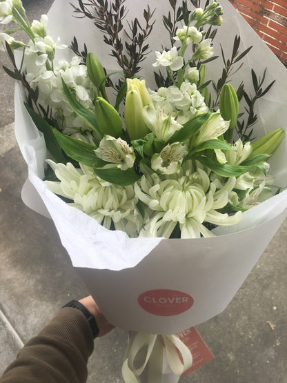 Sympathy Condolences Bouquet | Clover Blooms Lower Hutt Florist Wellington