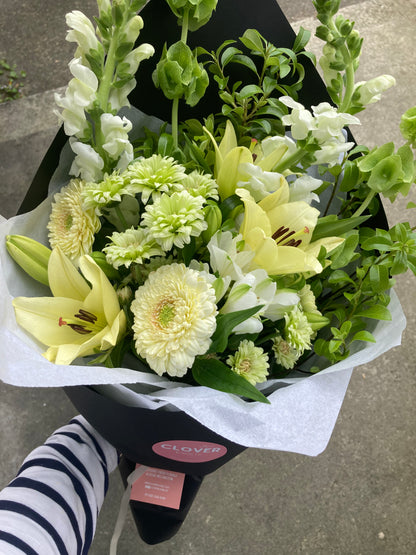Sympathy Condolences Bouquet | Clover Blooms Upper Hutt Florist Wellington