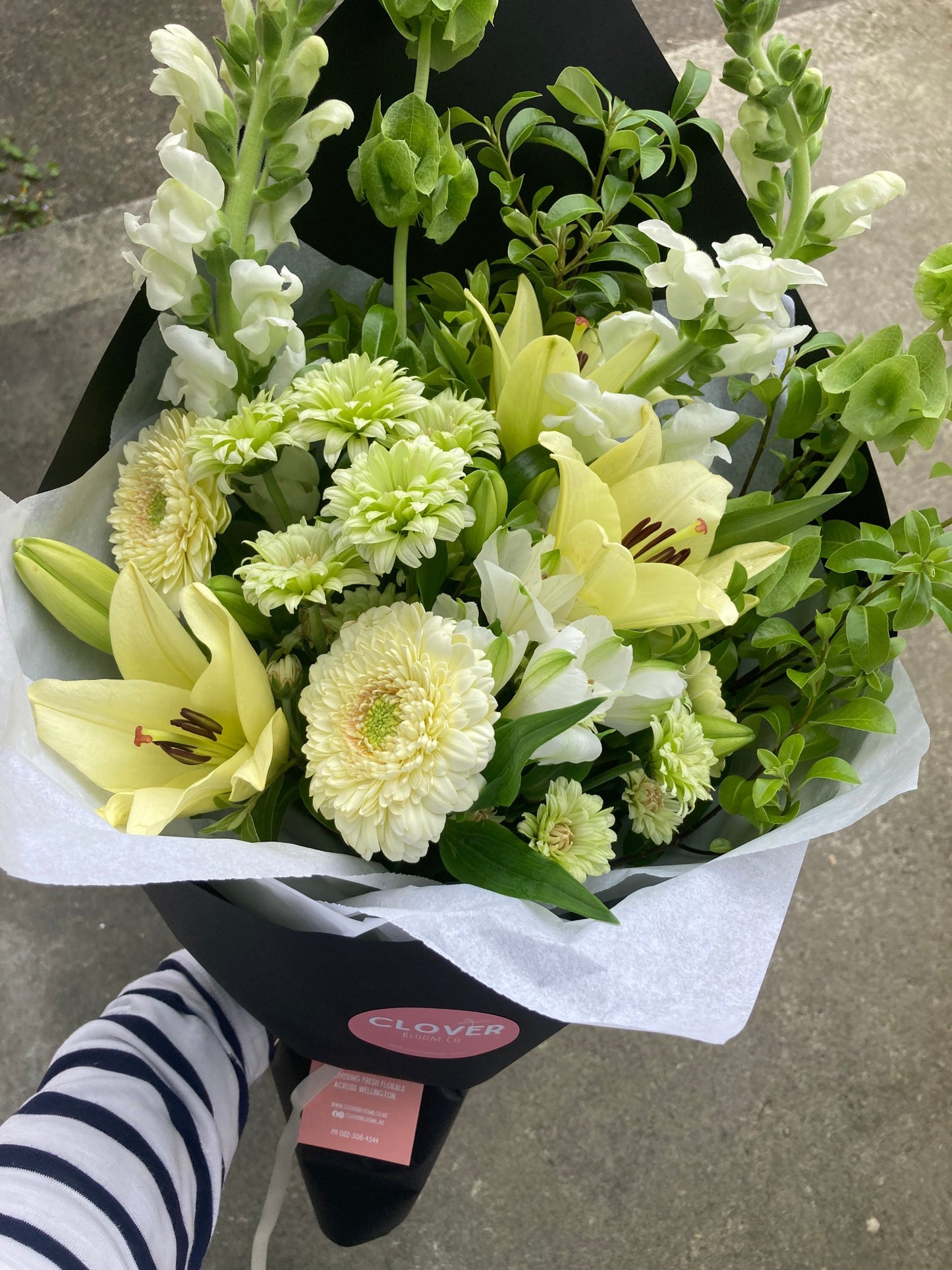 Sympathy Condolences Bouquet | Clover Blooms Lower Hutt Florist Wellington